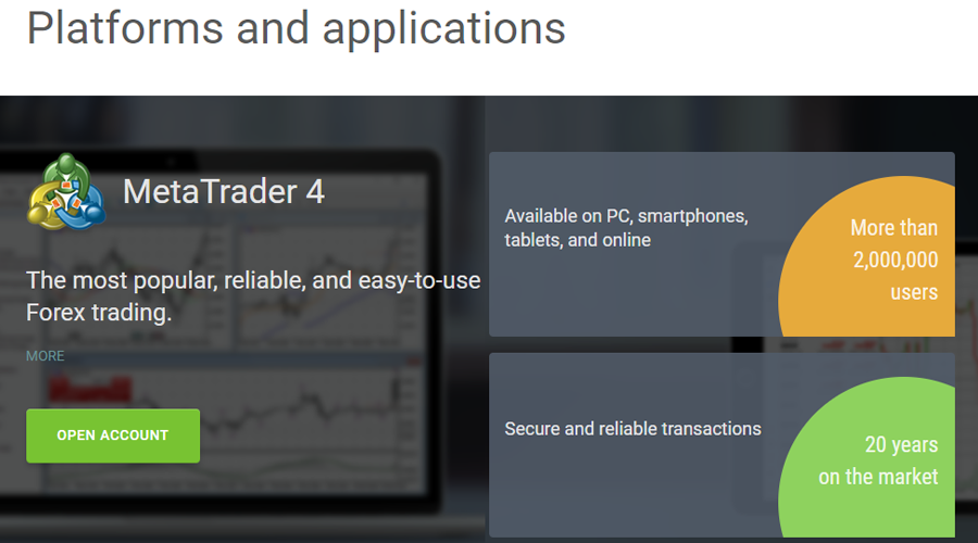 Alpari Trading Platforms and applications