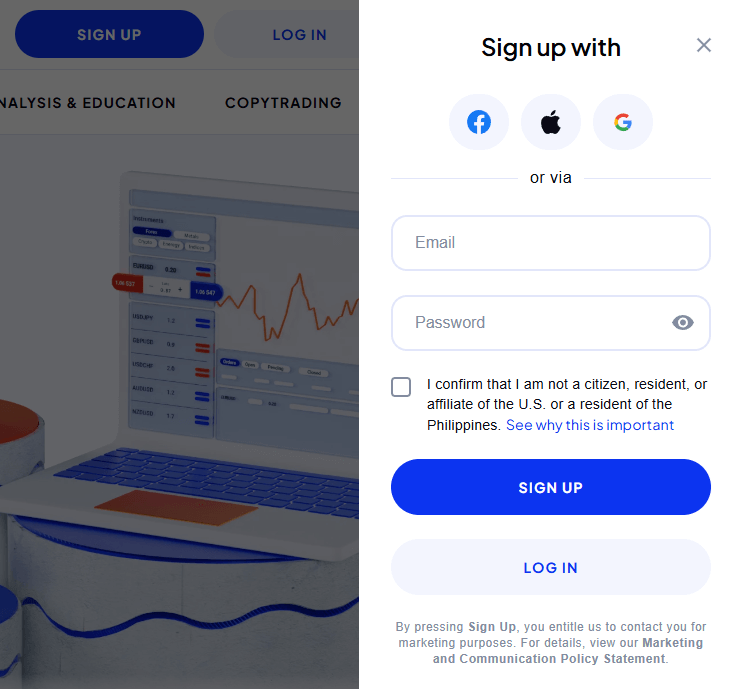 Open OctaFX Trading Account