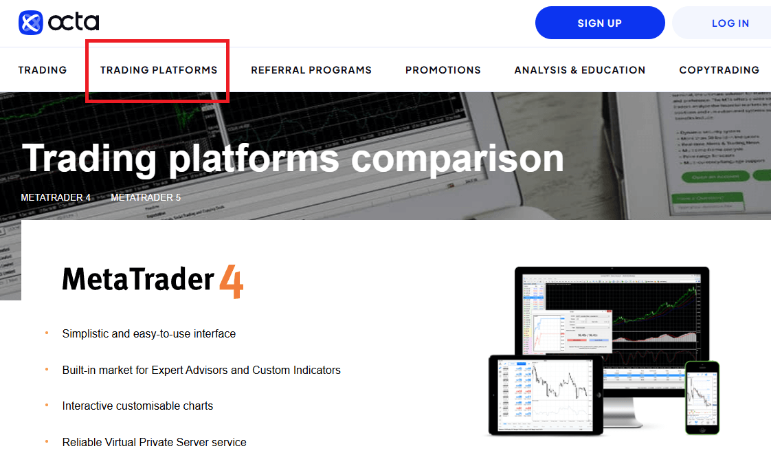 OctaFX Trading Accounts